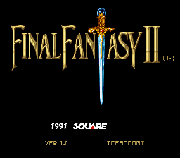 Final Fantasy II - Impossible (V1.0) Title Screen